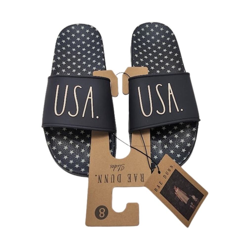 Rae Dunn Blue & White "USA" Patriotic Slides